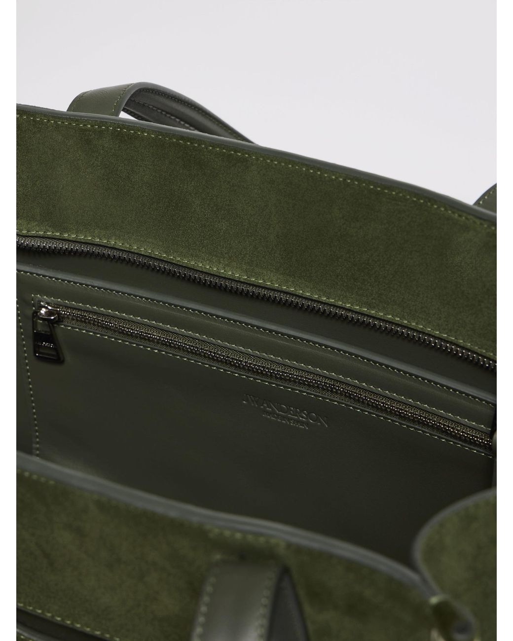 J.W. Anderson Green Jw Anderson Elongated Loafer Cabas Bag