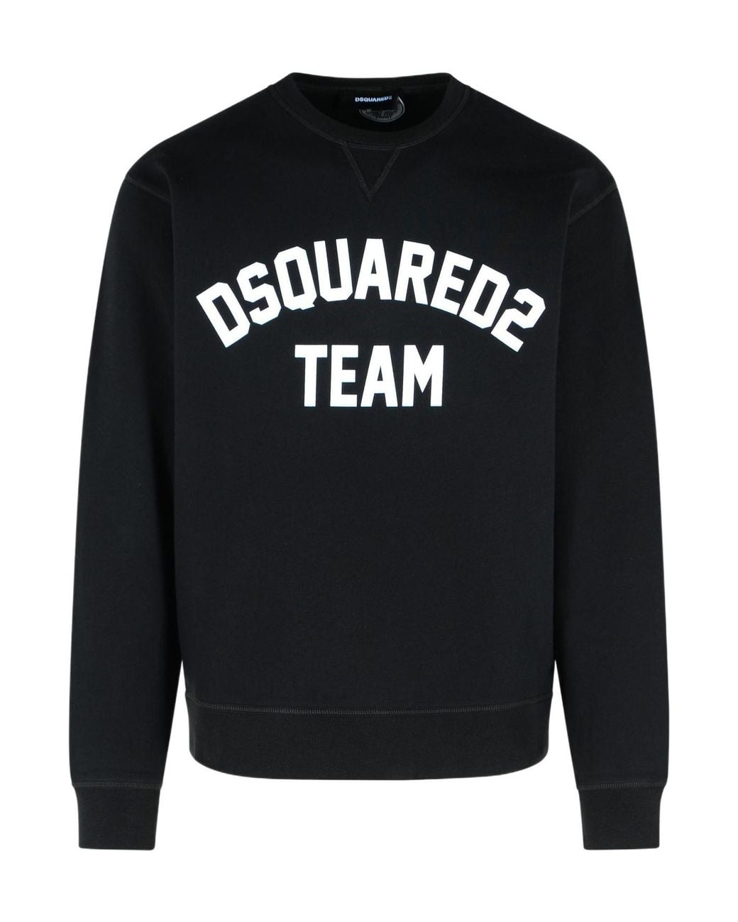 DSquared² Black Logo Printed Crewneck Sweatshirt for men