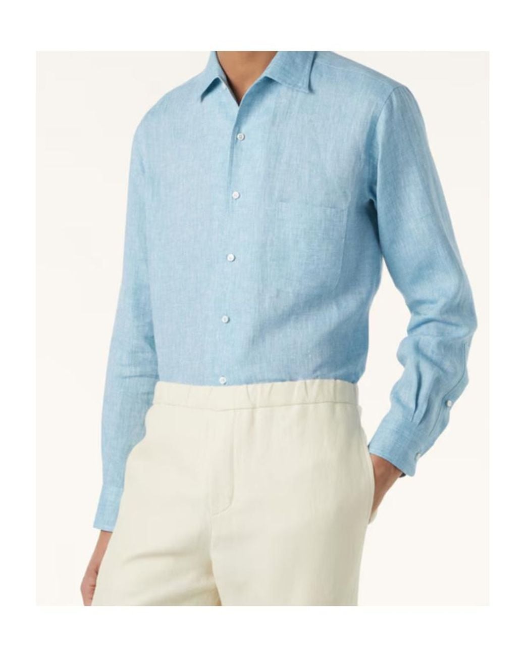 Loro Piana Blue Andre Shirt for men