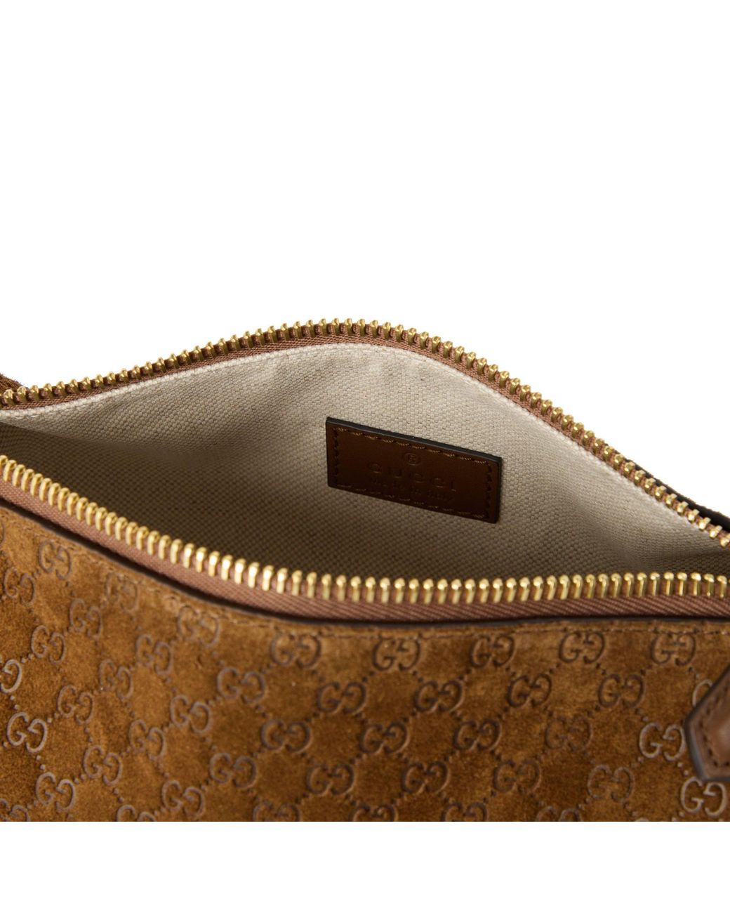 Gucci White Half Heart Shoulder