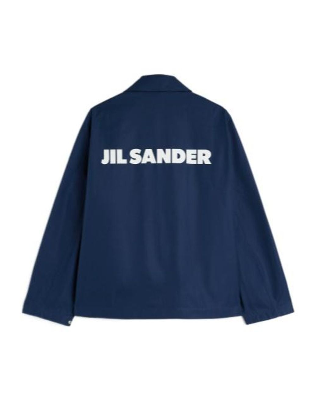 Jil Sander Blue Button-Up Jacket