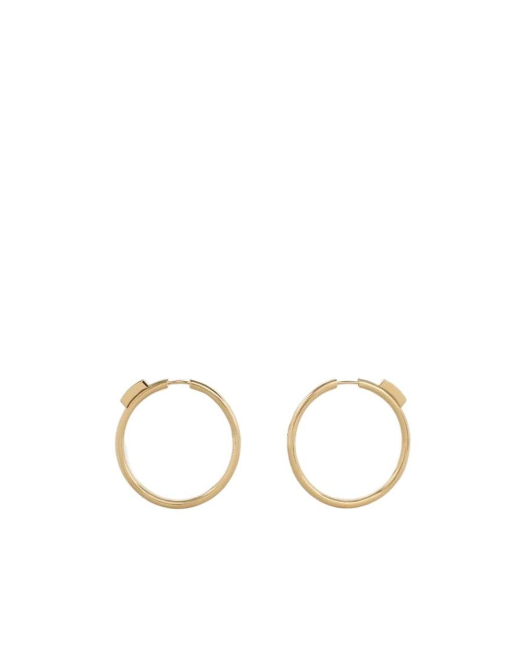 Céline Metallic Systeme Large Hoops