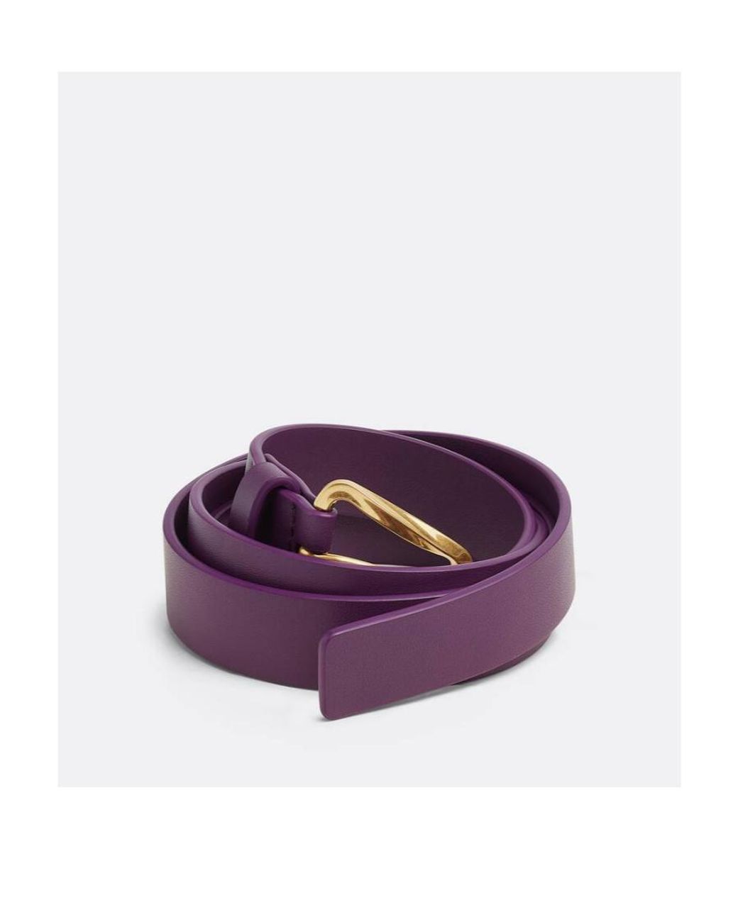 Bottega Veneta Purple Logo Belt