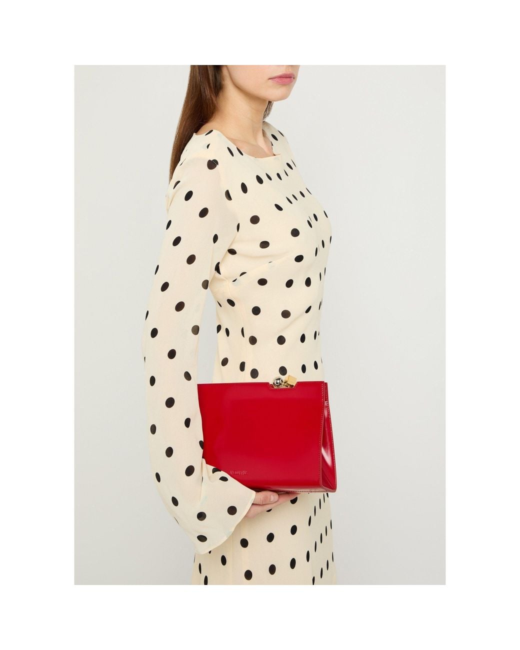 Jacquemus Red Smooth Leather Shoulder Bag