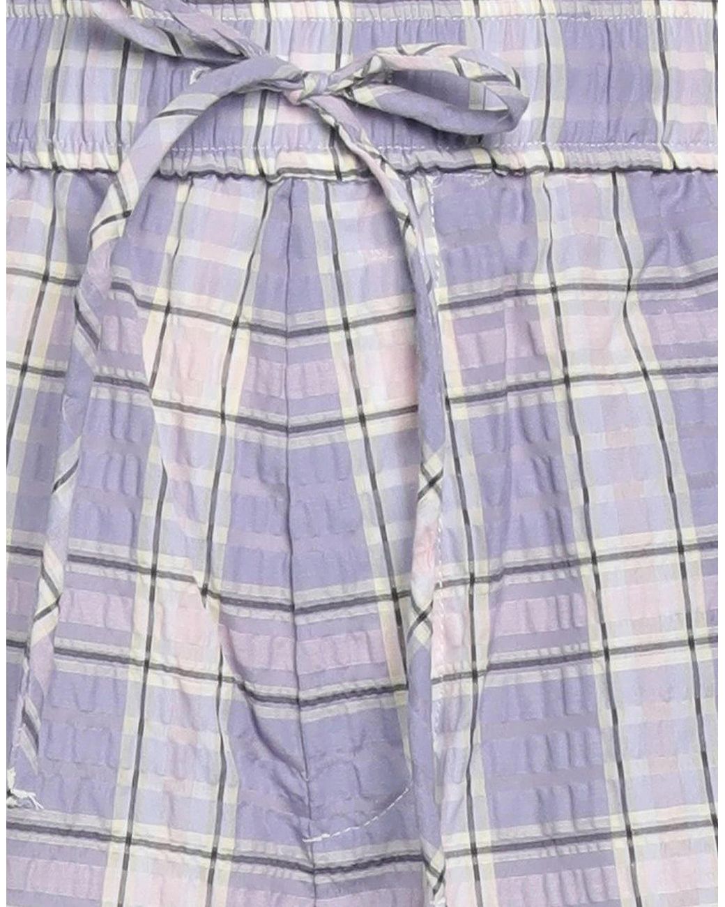 Ganni Blue Drawstring Shorts