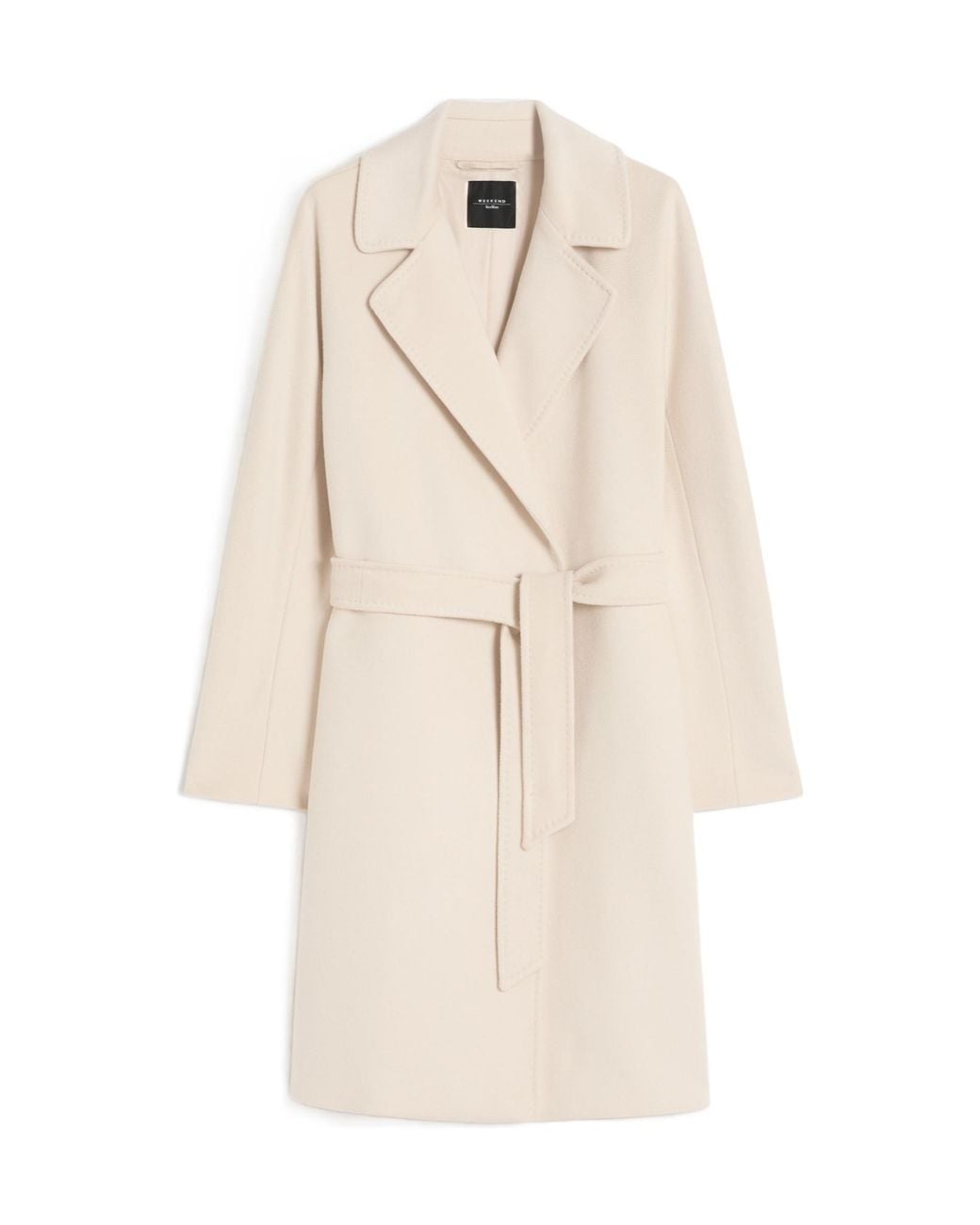 Weekend by Maxmara Natural Belt-Detail Coat