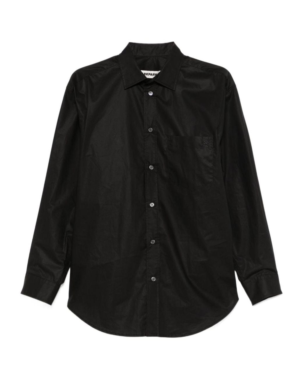 DARKPARK Black Anne Tailored Popeline Shirt