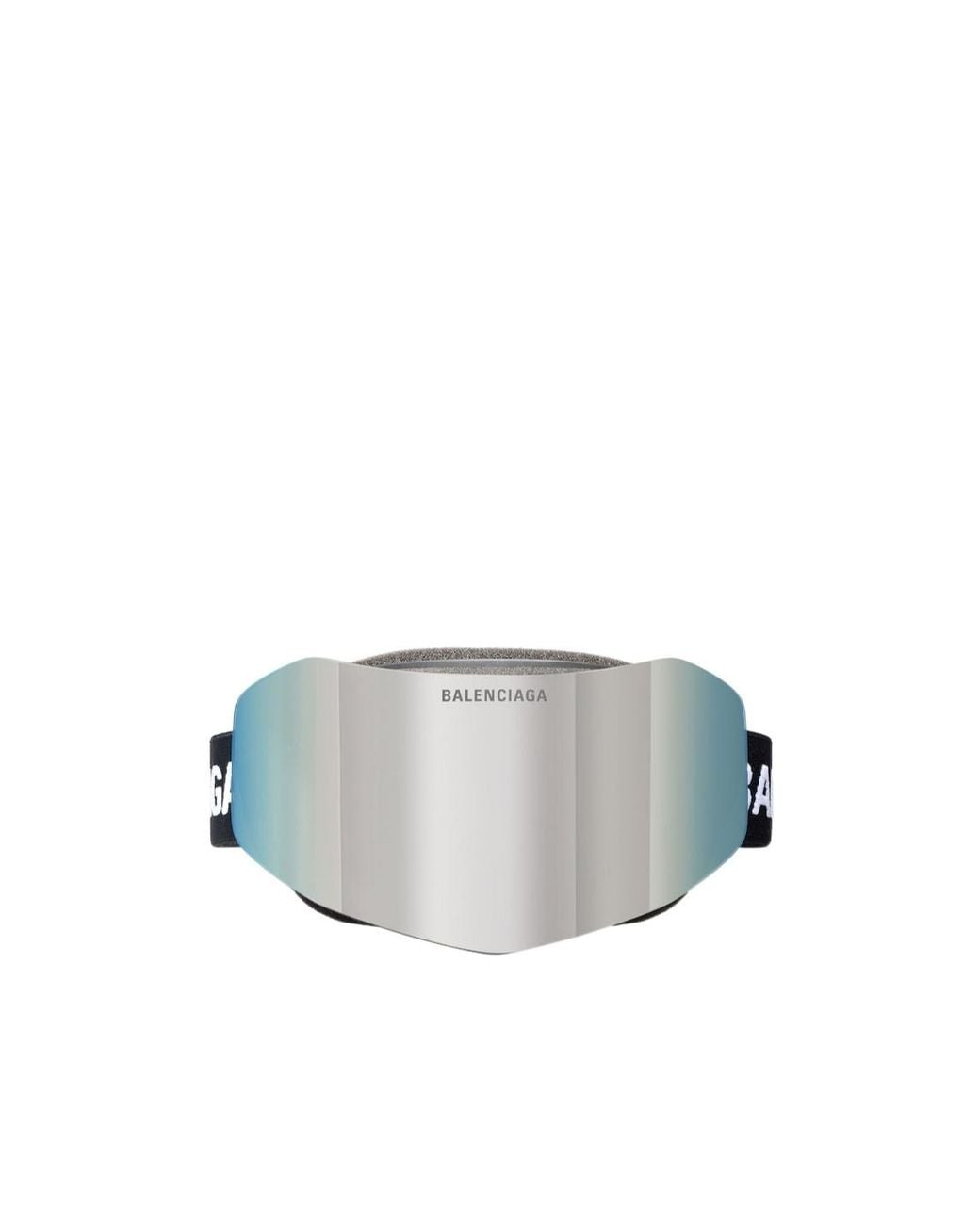 Balenciaga Gray Ski Mask Goggles for men