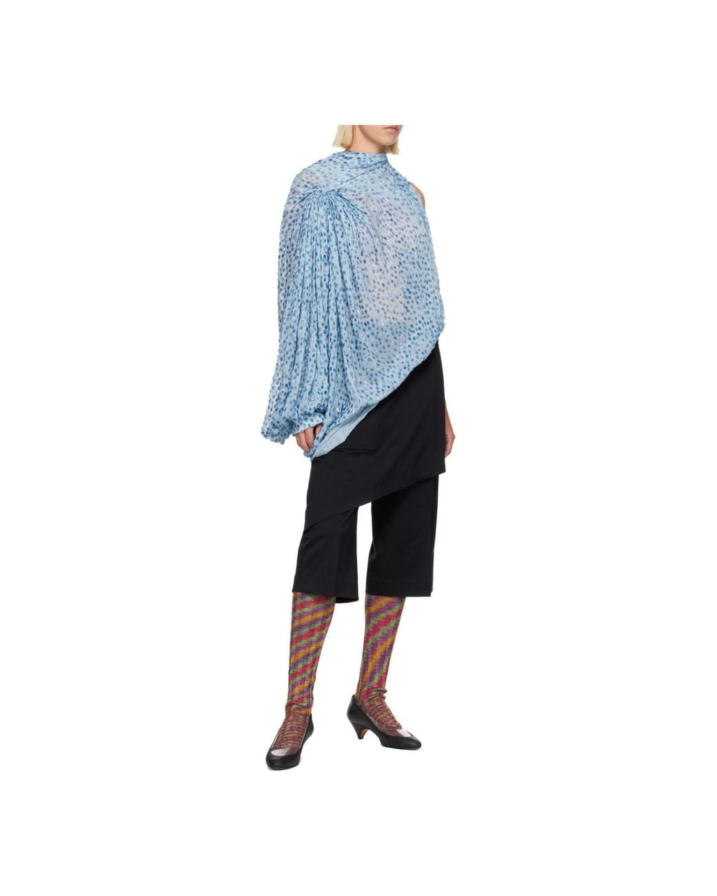 Kiko Kostadinov Black Linnet Wrap Trousers