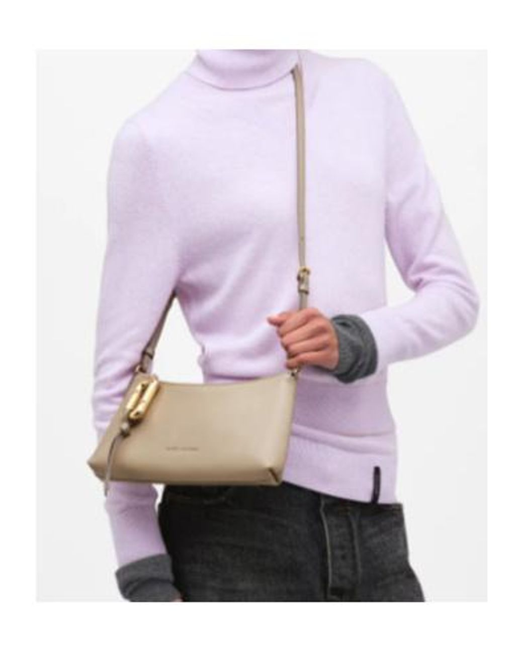 Marc Jacobs Natural Slim Leather Shoulder Bag