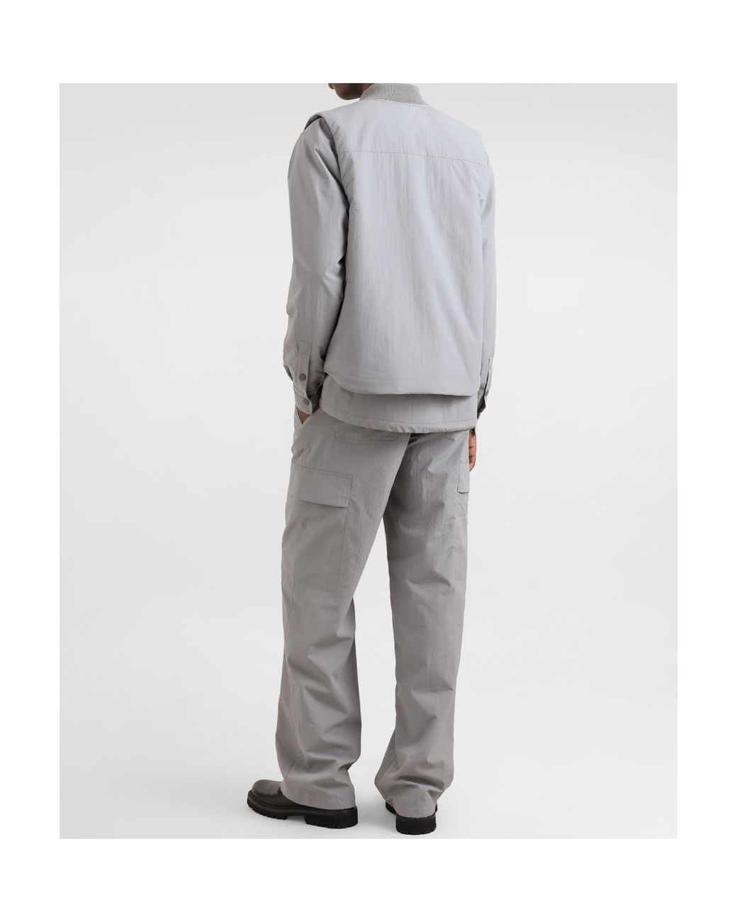 Dolce & Gabbana Gray Padded Technical Vest for men