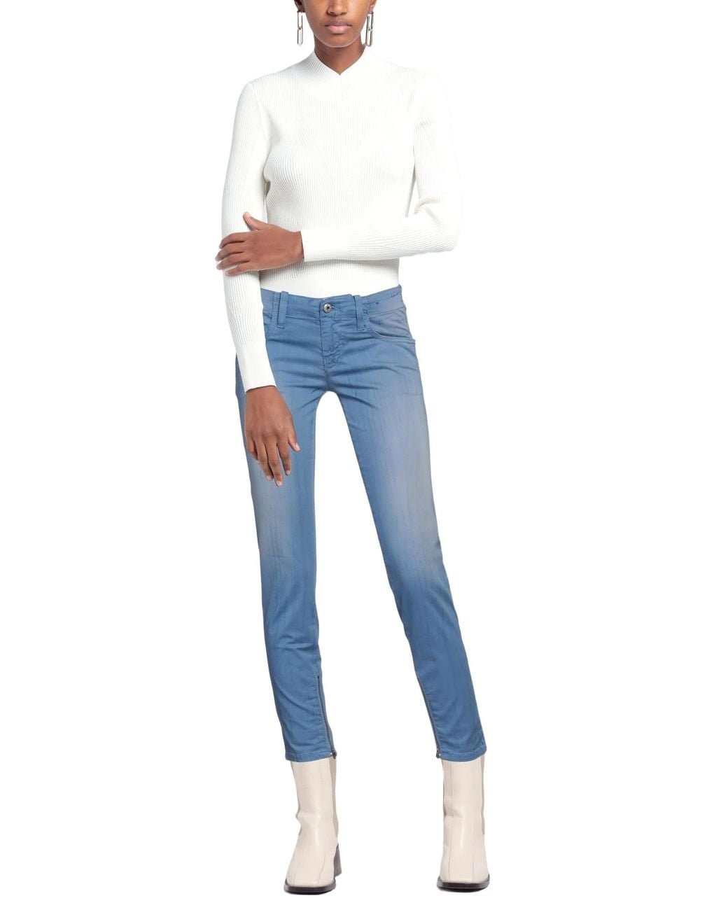 DIESEL Blue Slimfit Tiedye Cropped Trousers