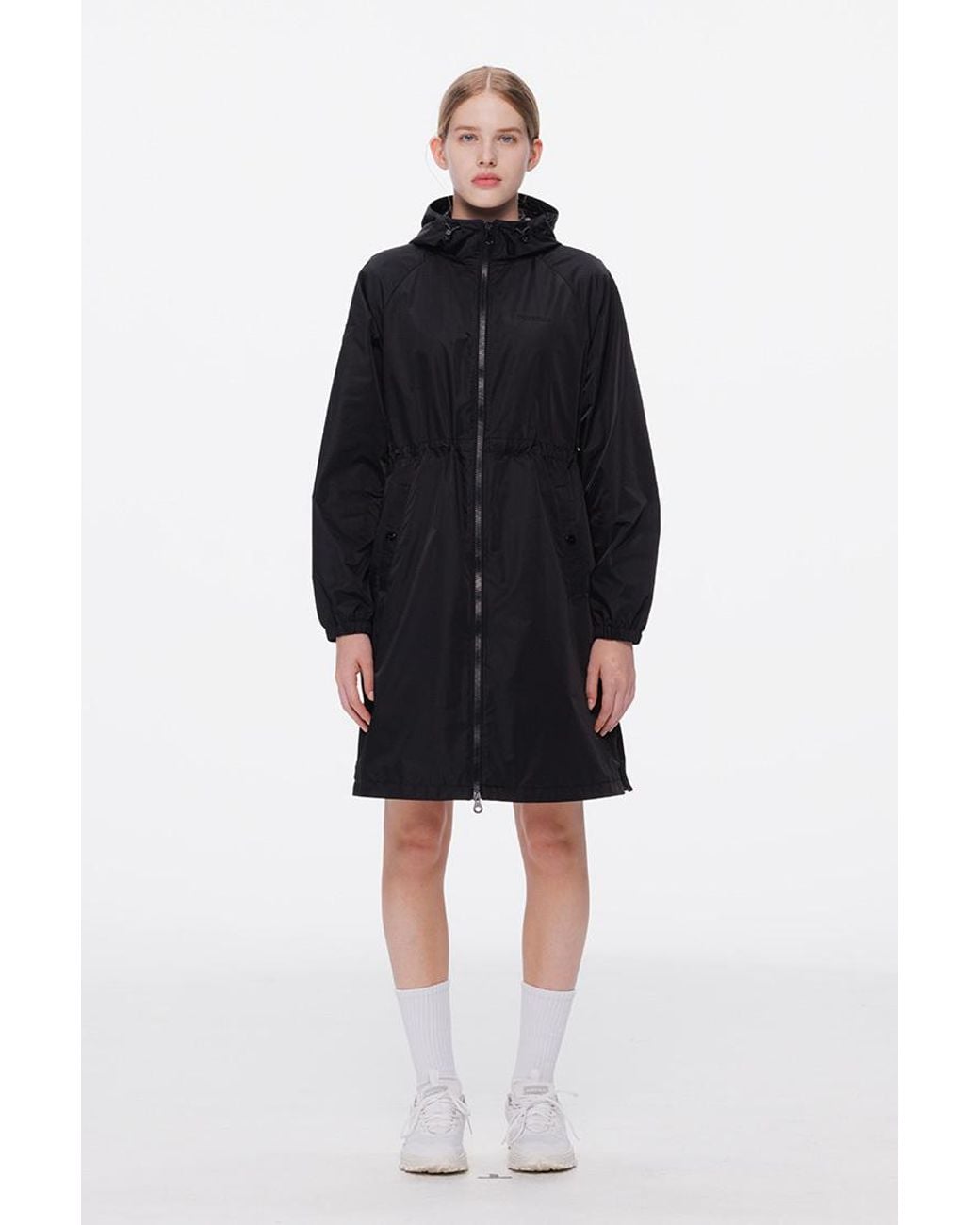 Duvetica Black Hooded Parker Coat