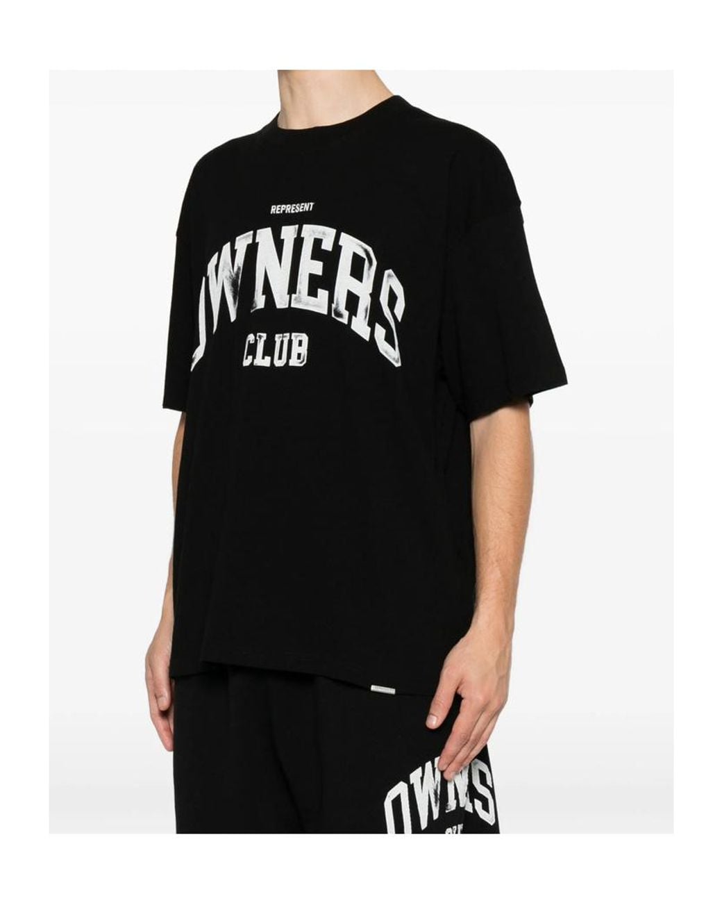 Represent Black Owners Club Printed T-Shirt for men