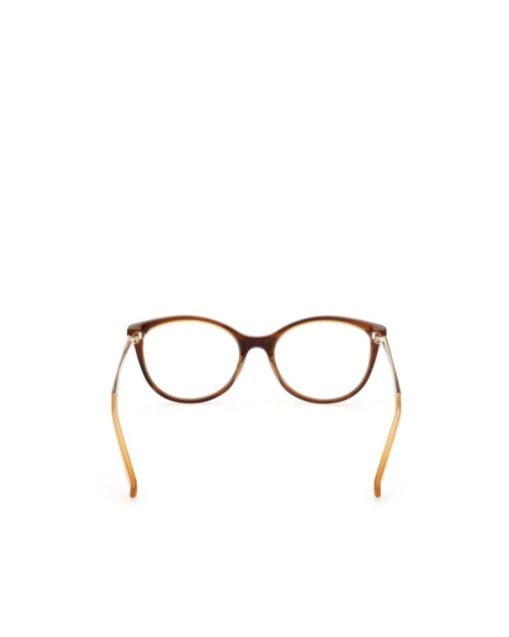 Max Mara White Cat-Eye Frame Glasses
