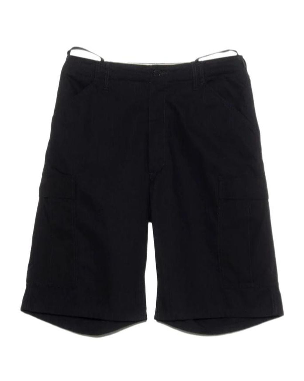 Nanamica Black Cargo Shorts for men