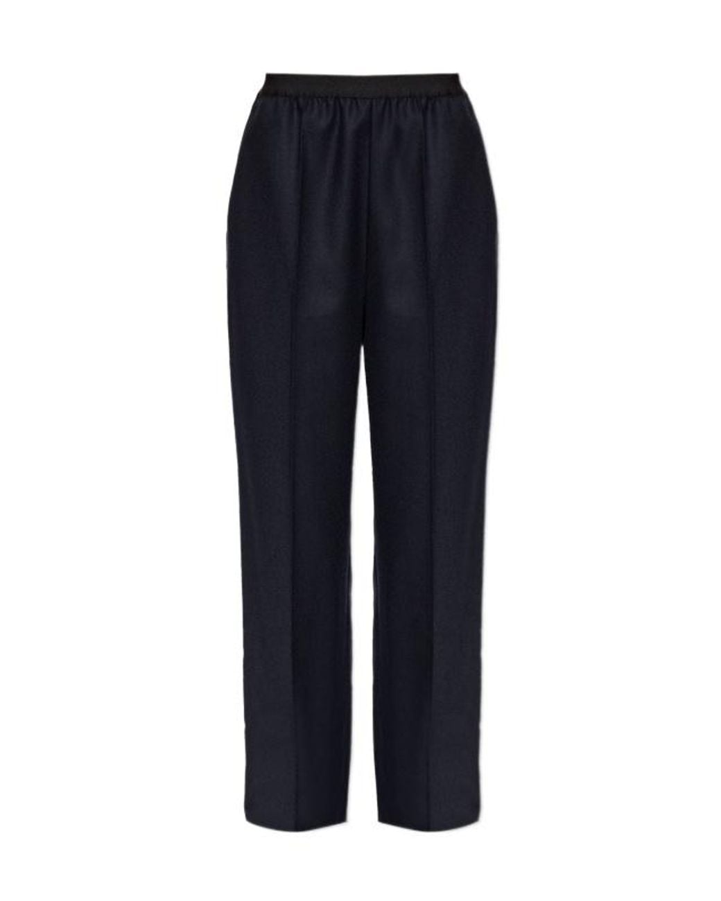 Maison Margiela Blue Straight-Leg Trousers