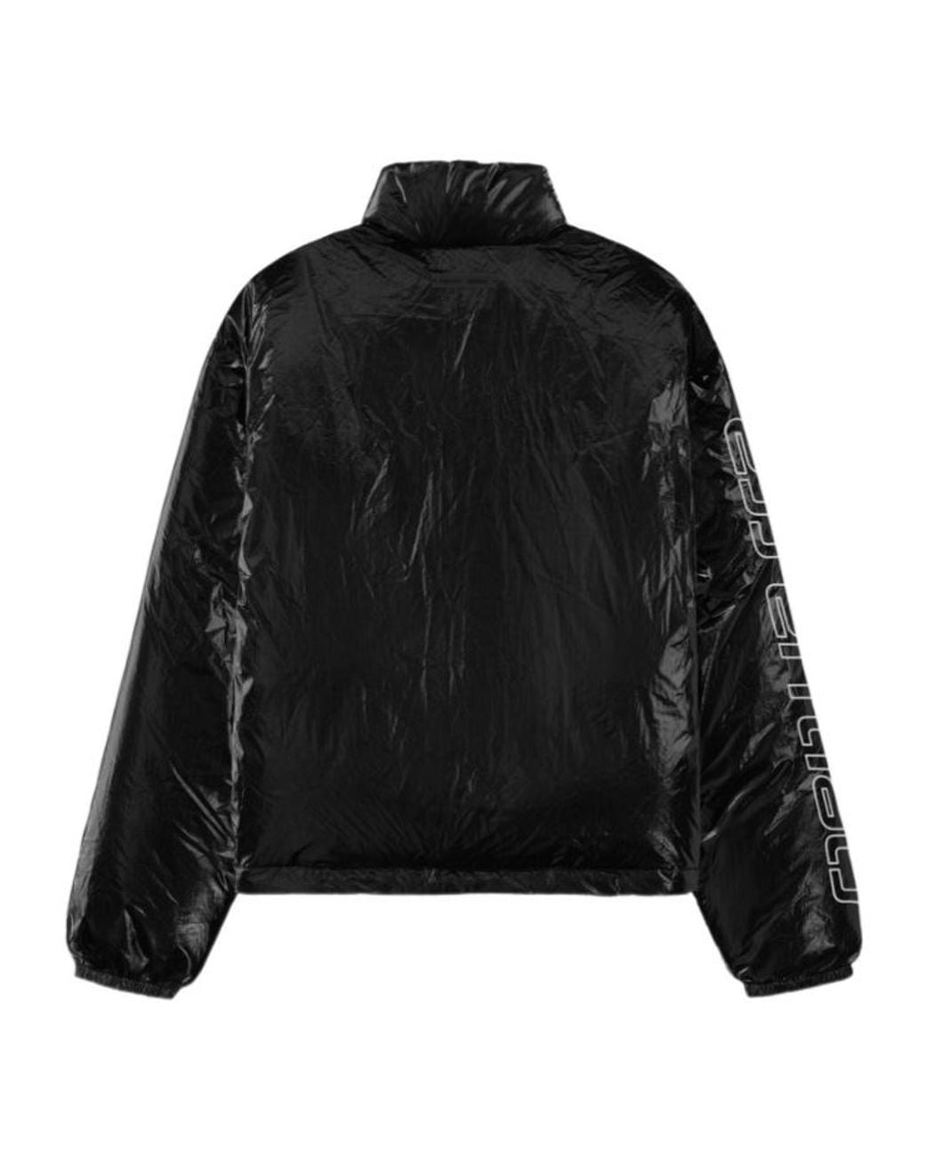 Fear Of God Black Logo Printed Puffer Jacket for men