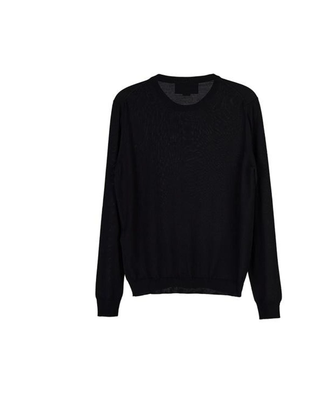 Gucci Black Embroidered-Logo Crew-Neck Jumper
