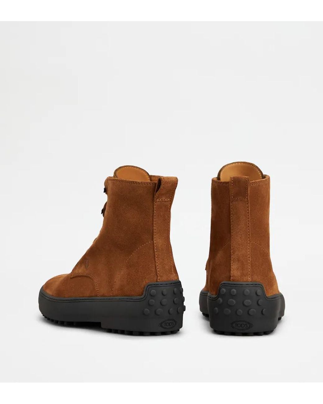 Tod's Brown Winter Gommino Ankle Boots