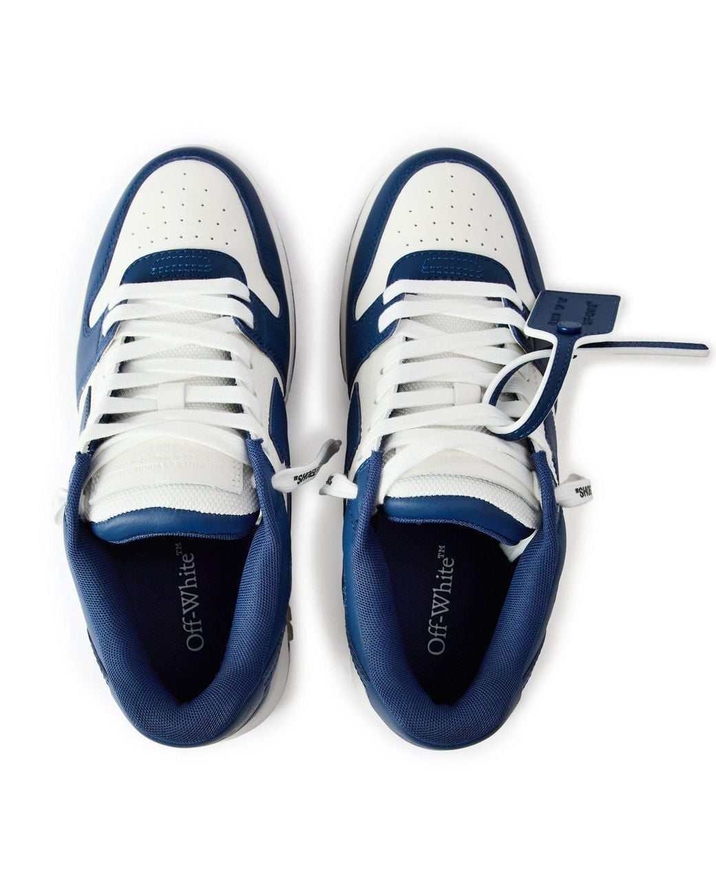 Off-White c/o Virgil Abloh Blue Out Of Office Trainers, Signature Arrows Sneakers