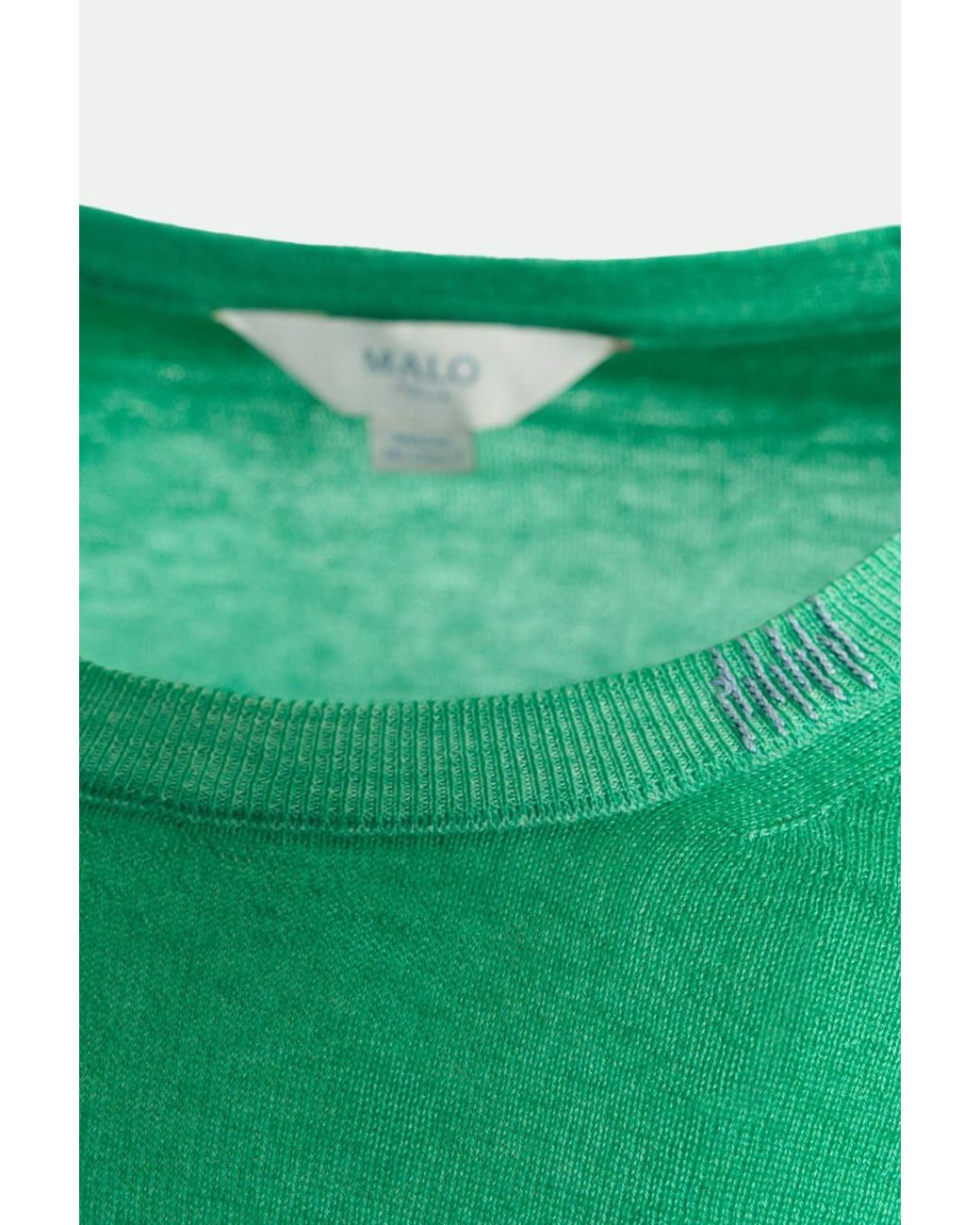 Malo Green Tavolozza Crew Neck for men