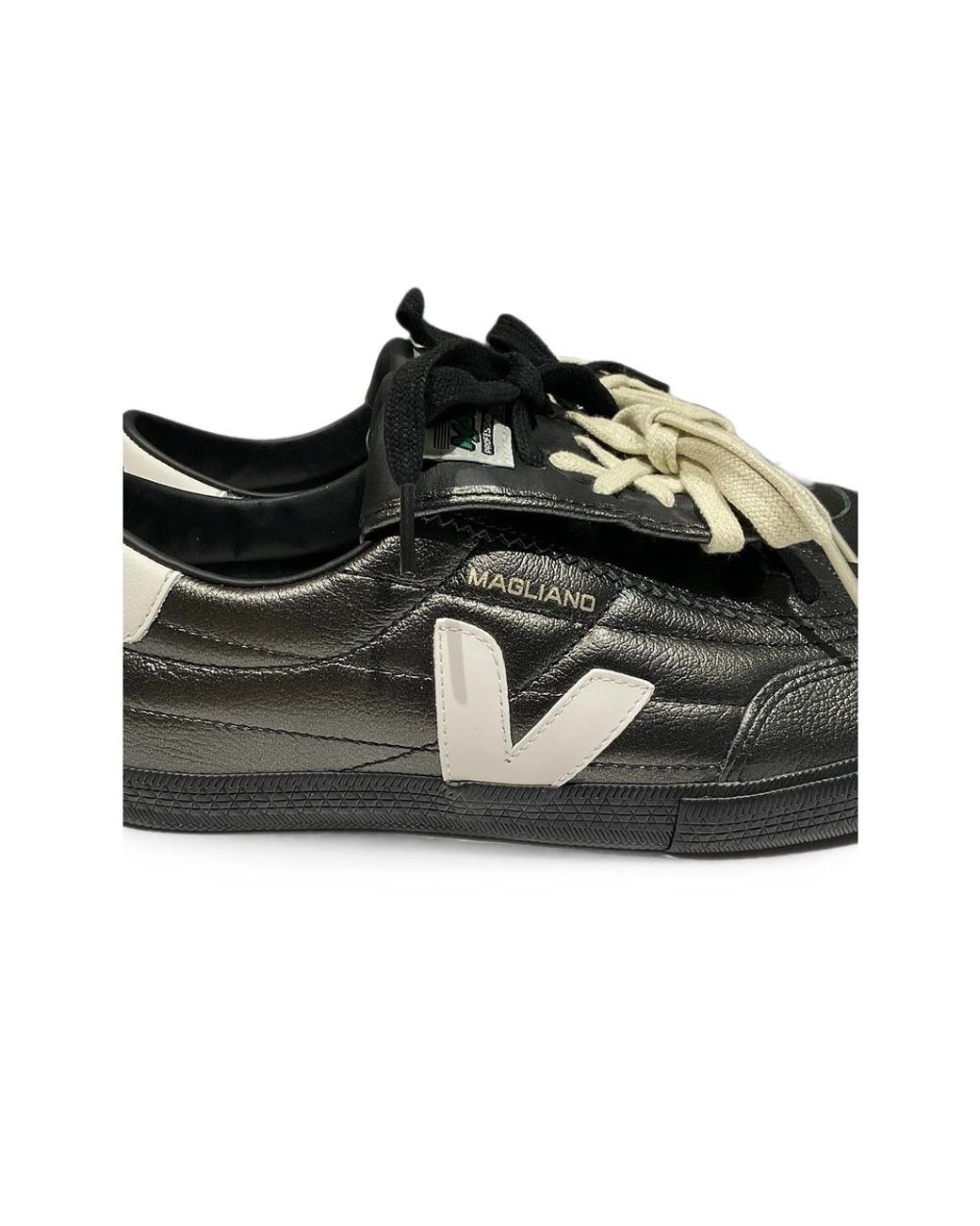 Veja Black X Magliano Panenka Lace-Up Sneakers for men