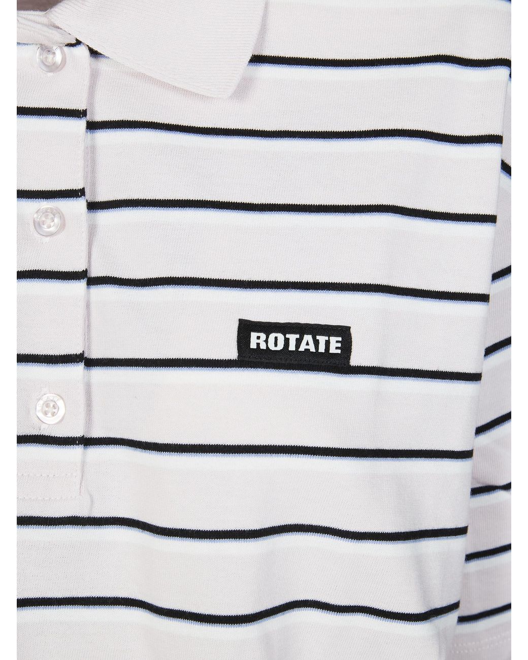 ROTATE BIRGER CHRISTENSEN White Polo Shirt Jersey