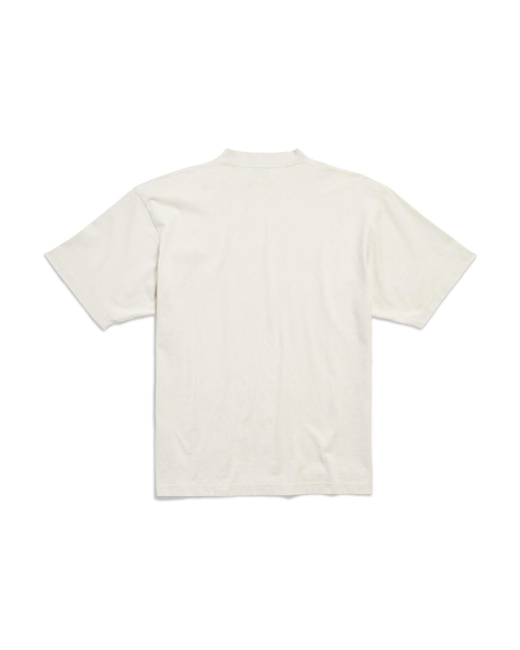 Balenciaga White Bb Logo Embroidered Crewneck T-Shirt