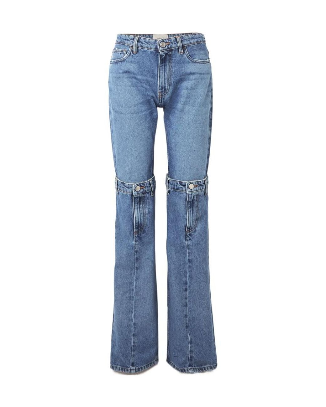 Coperni Blue Multi-Pocket Denim Trousers for men