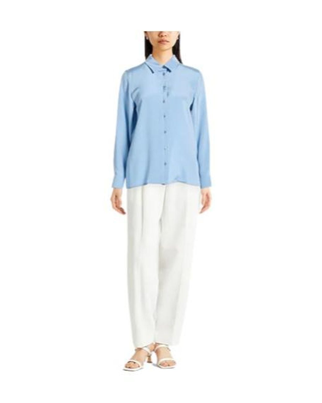 Max Mara Blue Longsleeve Shirt