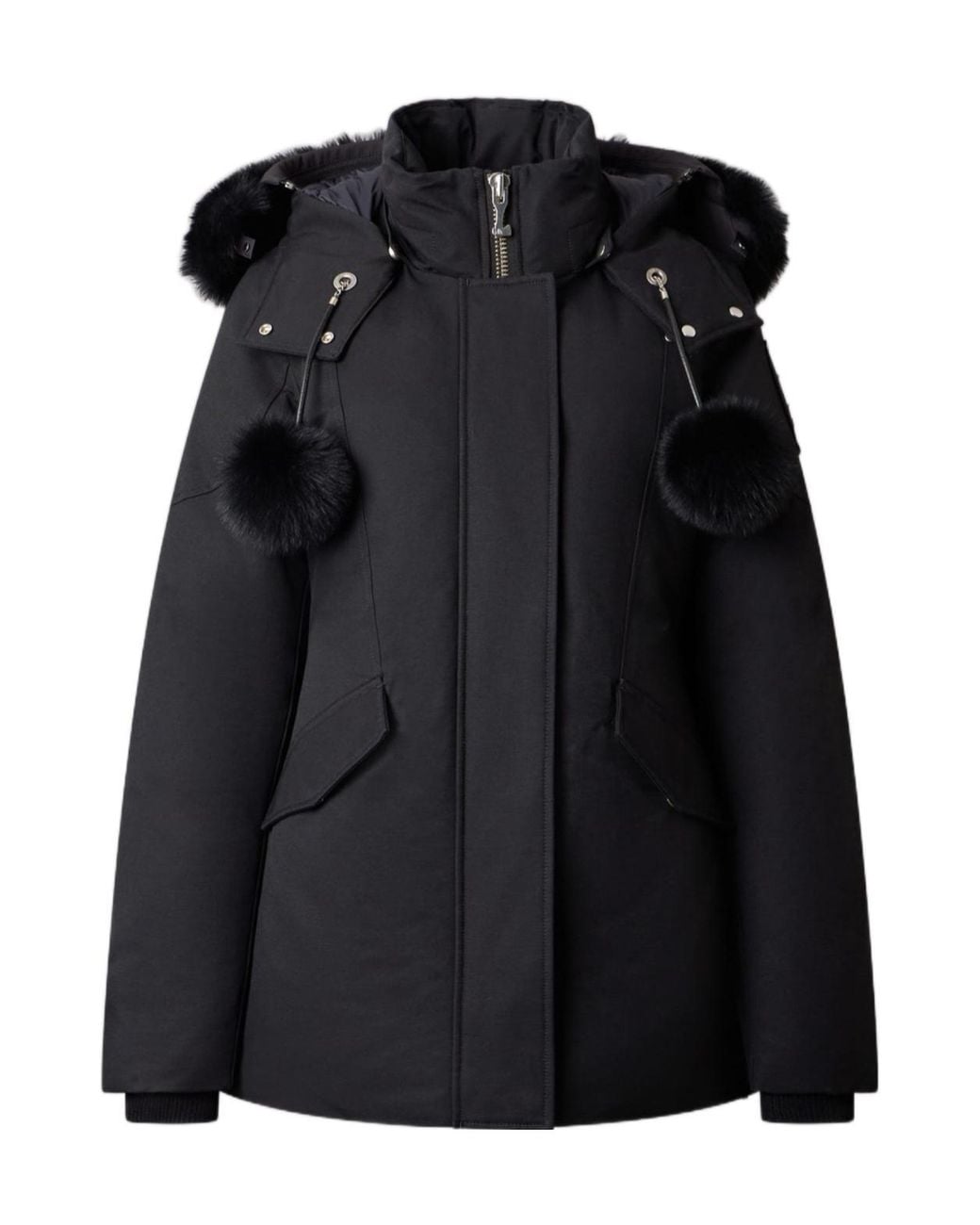 Moose Knuckles Black Original 3Q Down Jacket