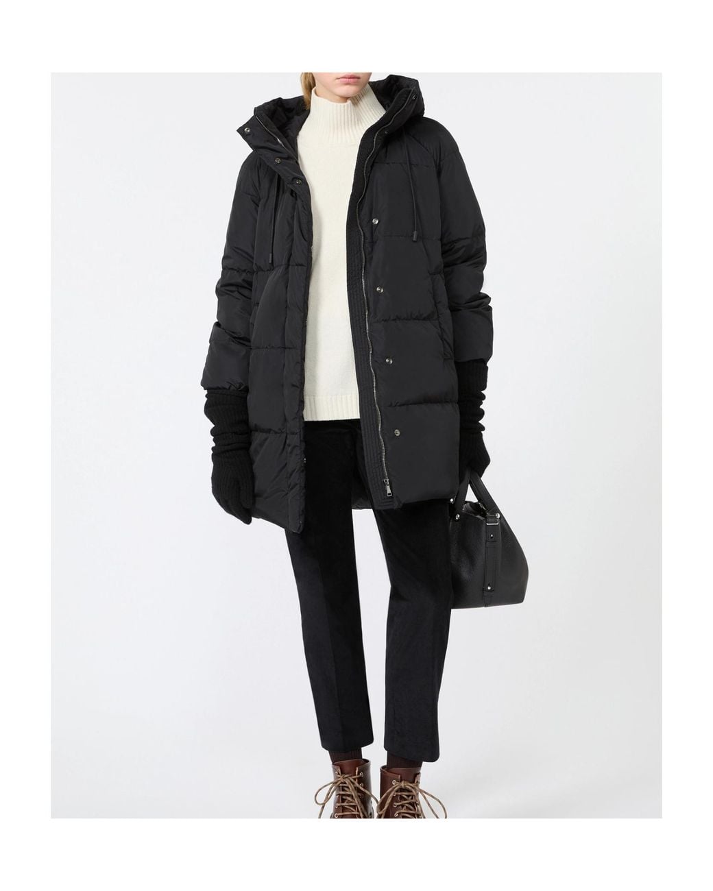 Weekend by Maxmara Blue Midi Parka