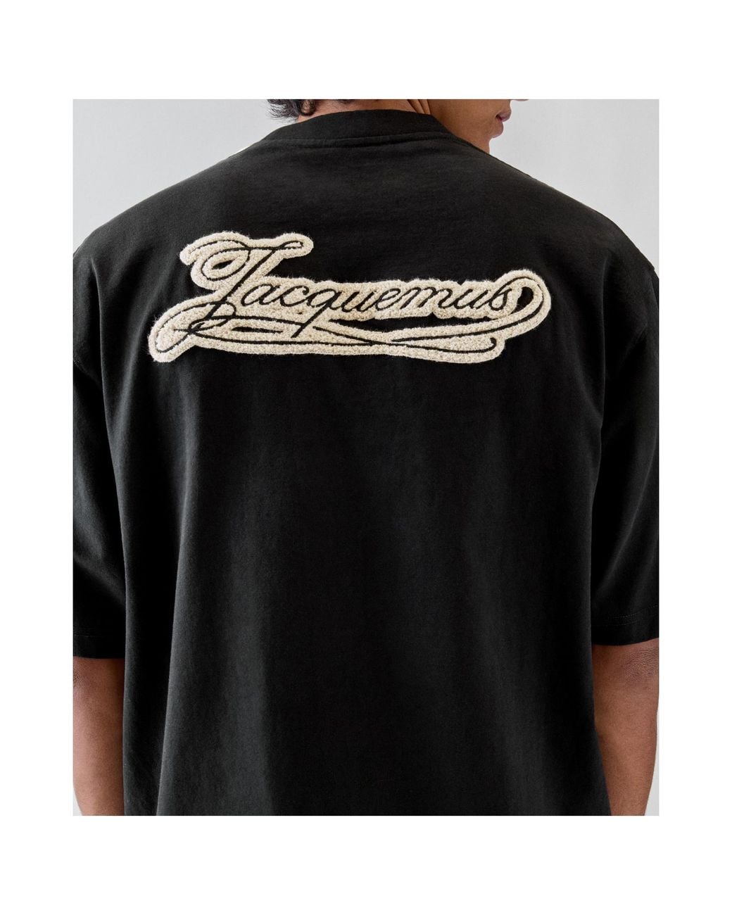 Jacquemus Black The Torneo Short-Sleeve T-Shirt for men