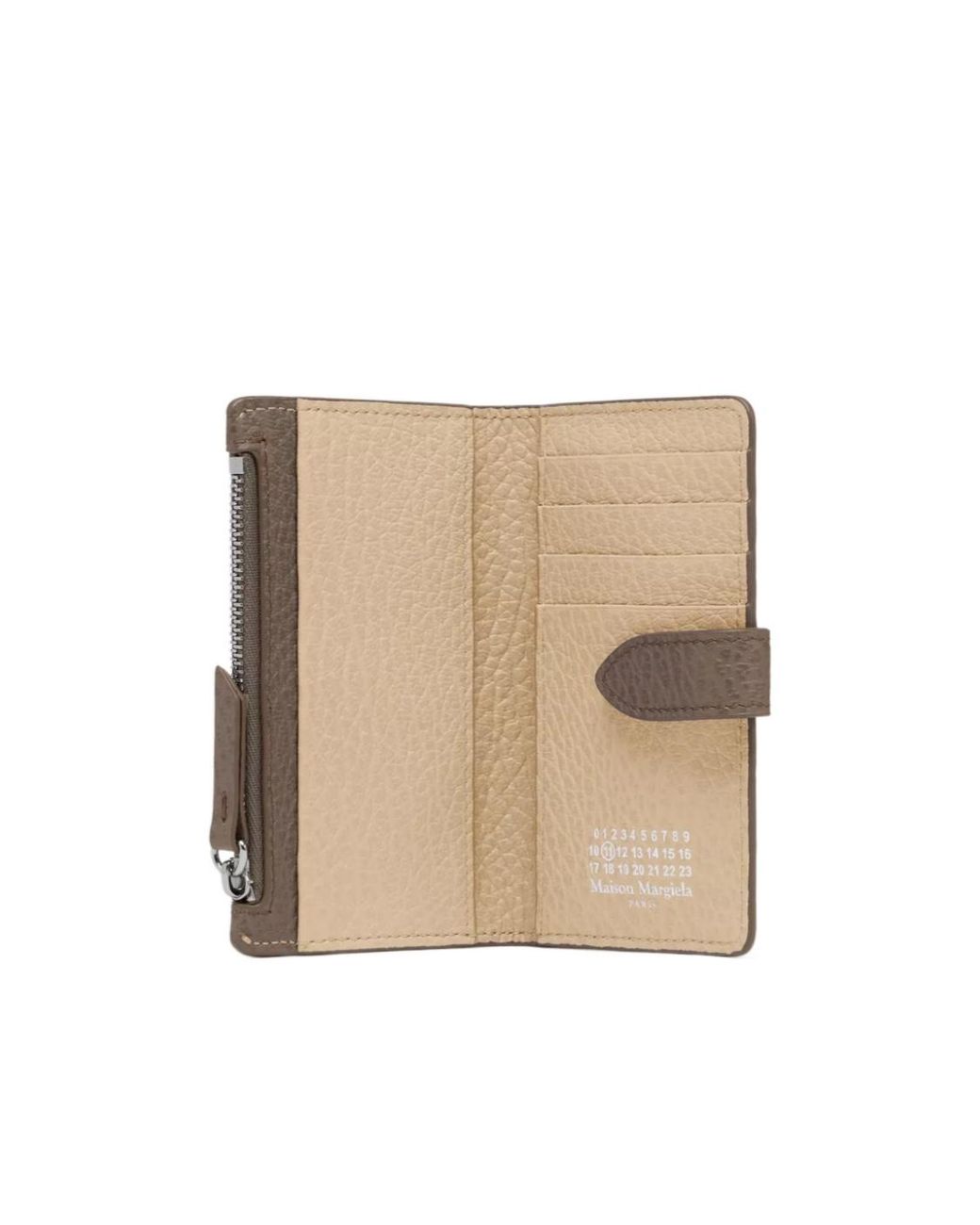 Maison Margiela Brown Four Stitches Compact Wallet for men