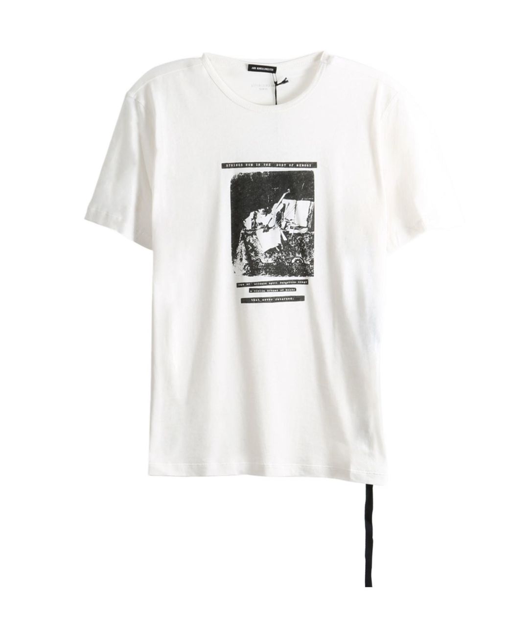Ann Demeulemeester White Baptist Graphic-Print T-Shirt for men