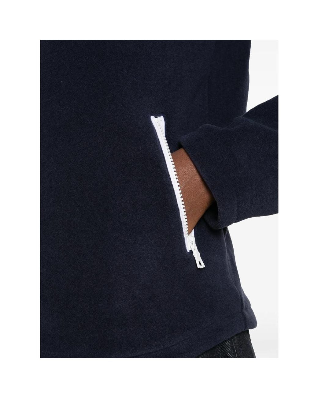 Sporty & Rich Blue Long-Sleeve Casual Jacket