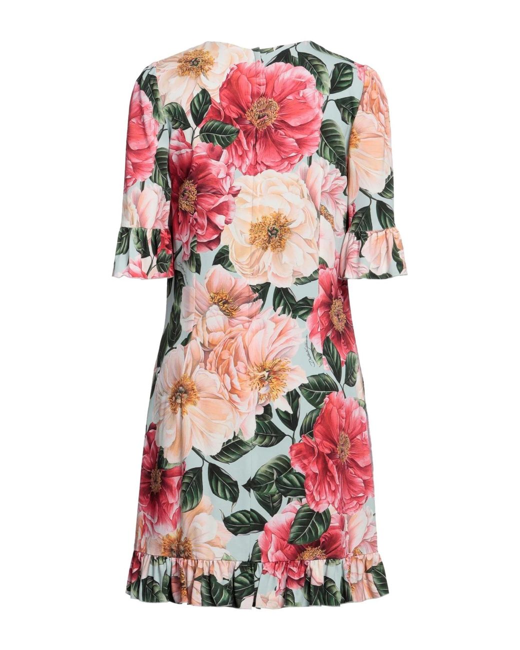 Dolce & Gabbana White Floral Dress