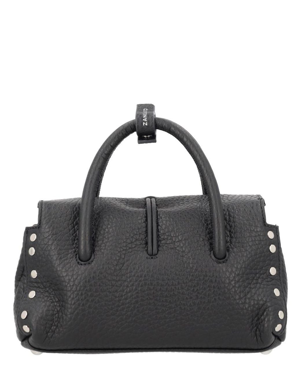 Zanellato Black Textured Mini Shoulder Bag