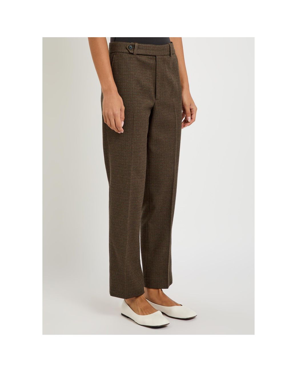 Polo Ralph Lauren Brown Cotton Slim-Fit Trousers