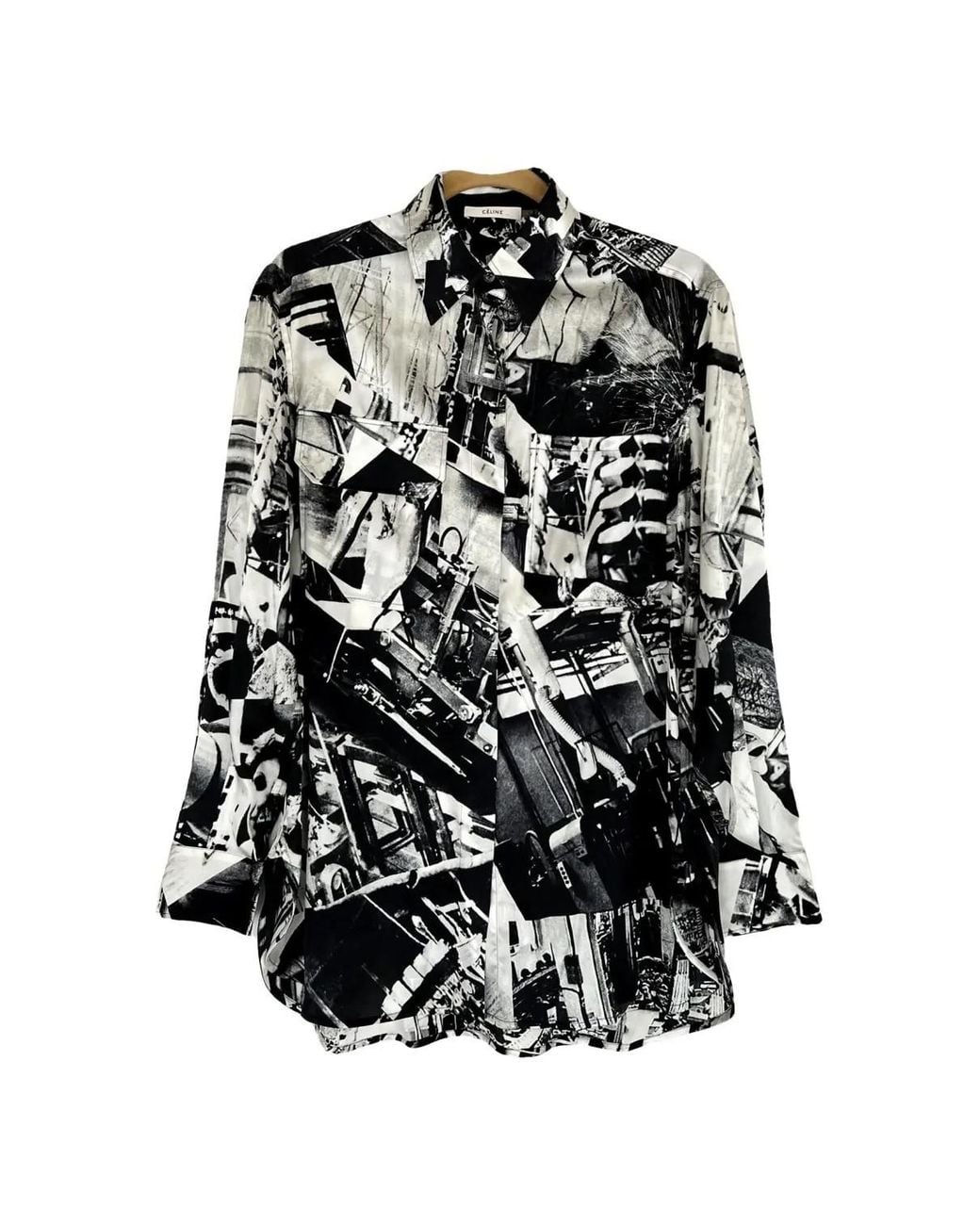 Céline Black Long Sleeve Shirt