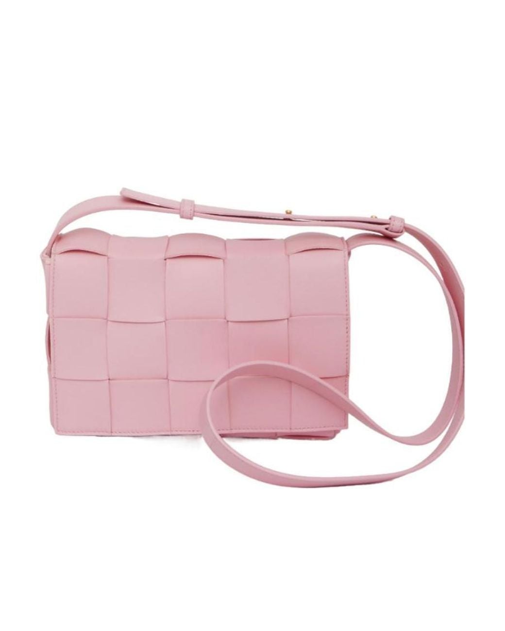 Bottega Veneta Pink Cassette Zipped Shoulder Bag