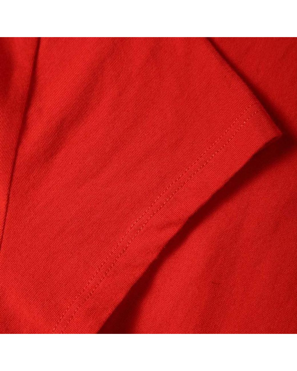 Armani Jeans Red Printed T-Shirt