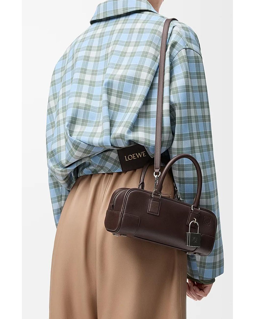 Loewe Brown Amazona 23 Leather Tote Bag
