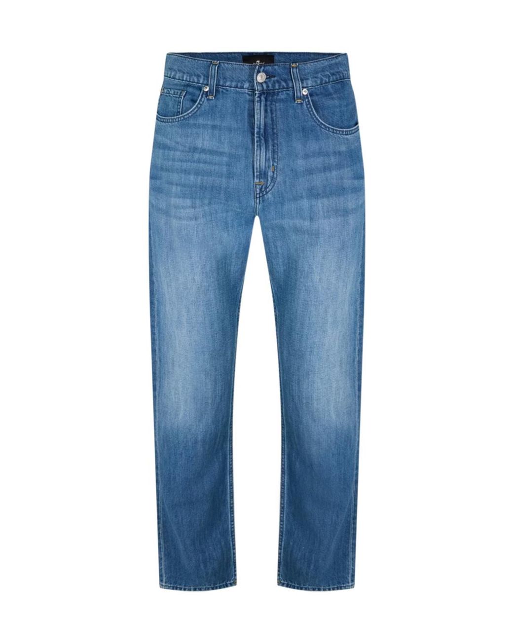 7 For All Mankind Blue 7Fam Modern Straight Sn62 for men