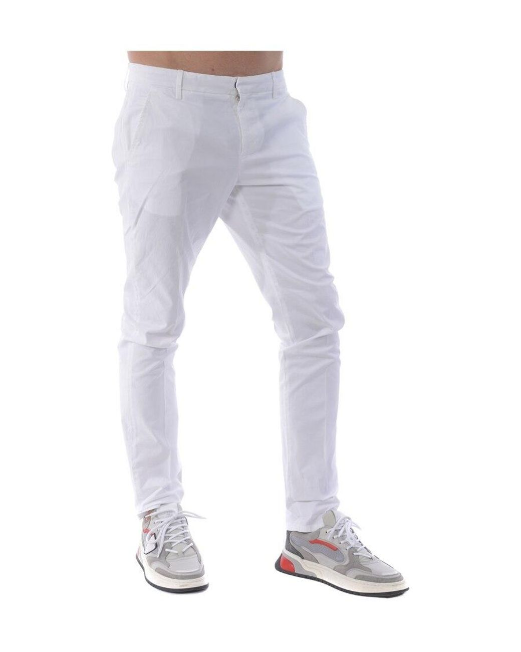 Dondup Gray Gaubert Slim-Fit Pants for men