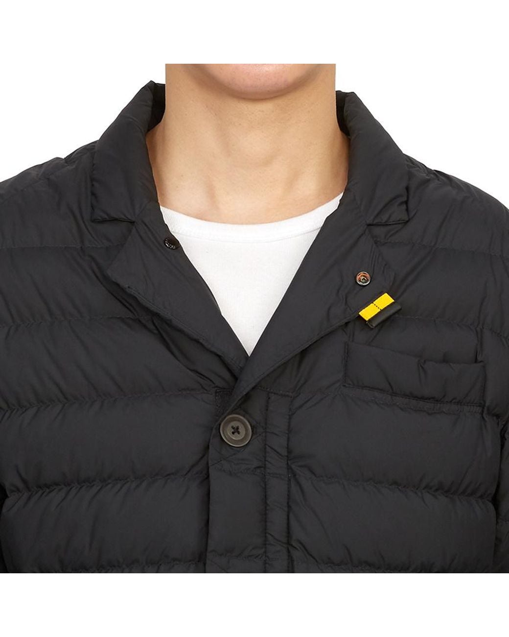 Parajumpers Black High-Neck Long-Sleeve Down Jacket for men