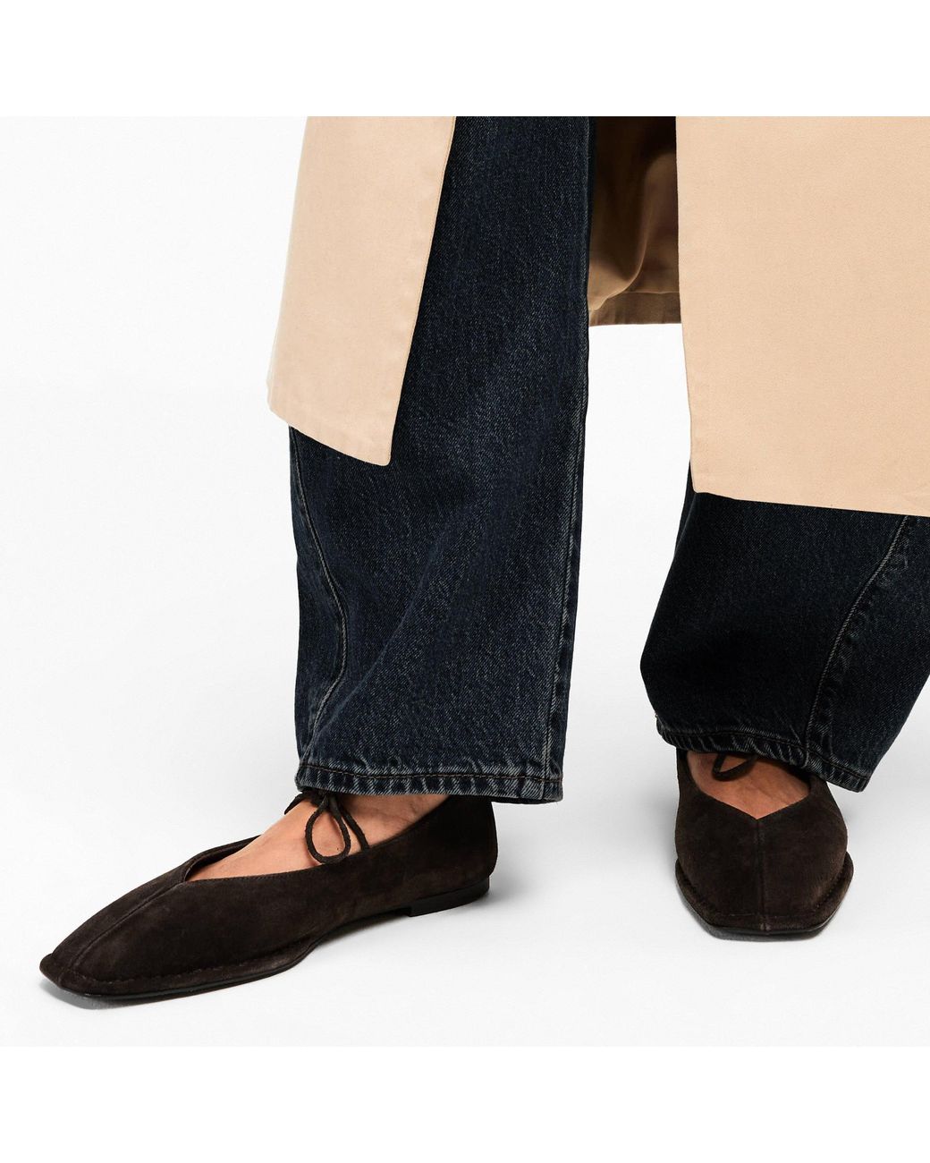 Alohas Brown Sway Ballet Flats