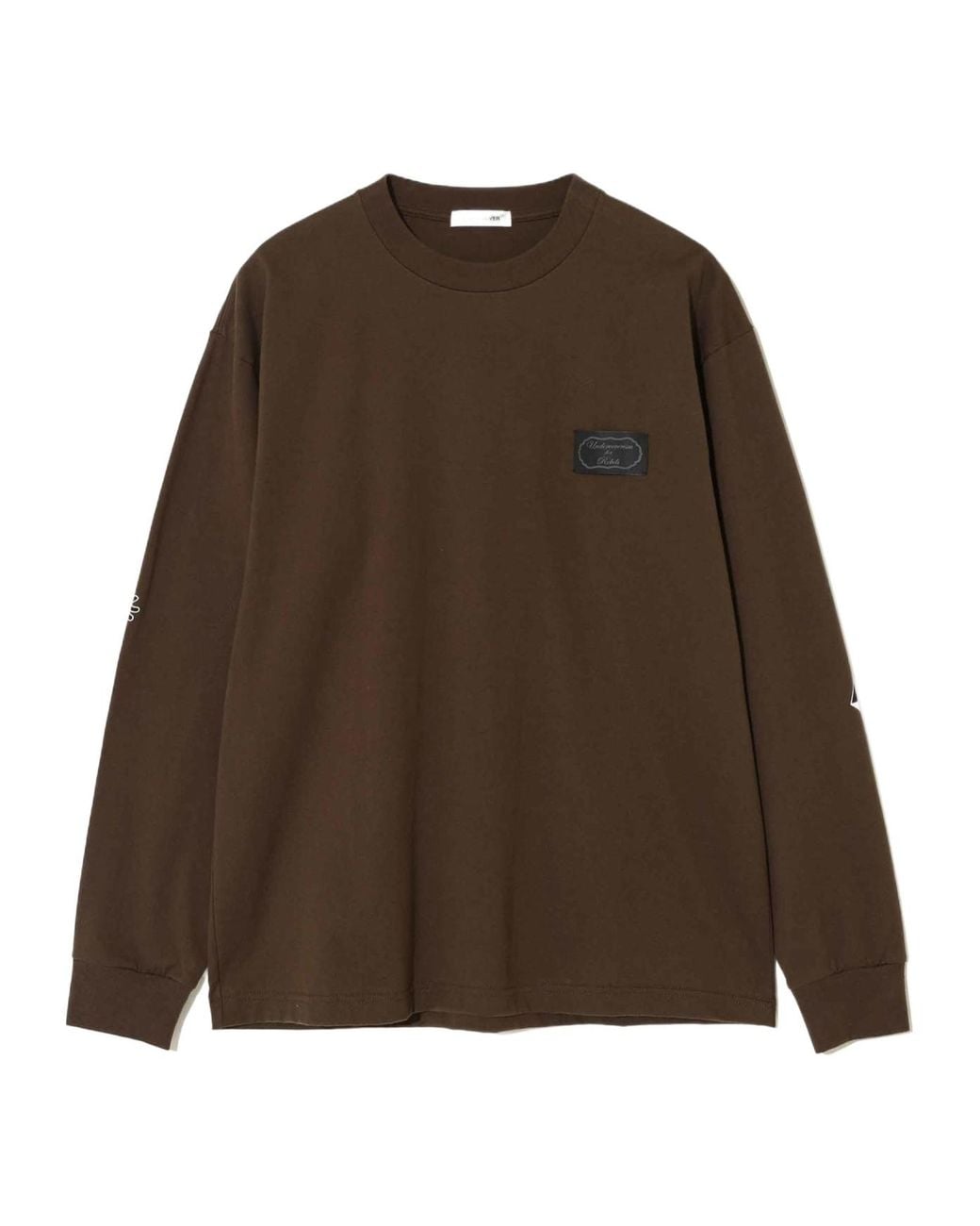 Undercover Brown Graphic-Print Long-Sleeve T-Shirt for men