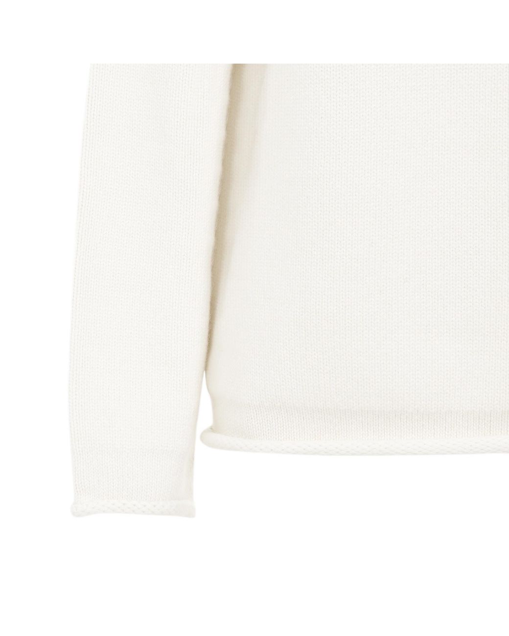 Bottega Veneta White High Neck Knitted Jumper